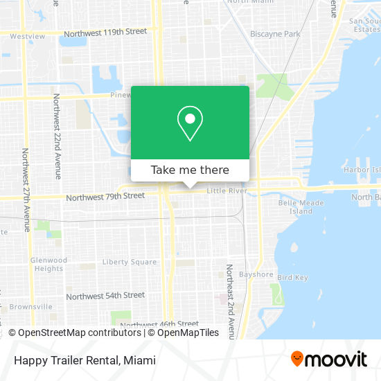 Happy Trailer Rental map