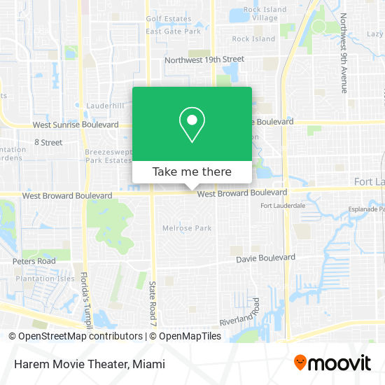 Mapa de Harem Movie Theater