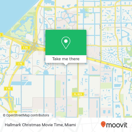 Hallmark Christmas Movie Time map