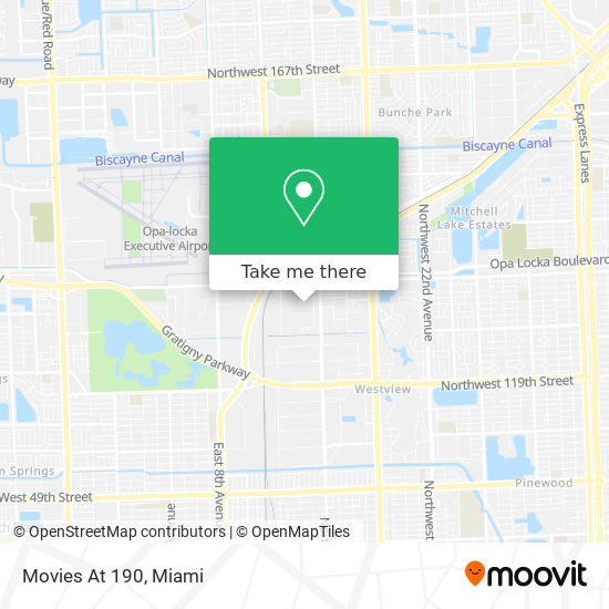 Movies At 190 map