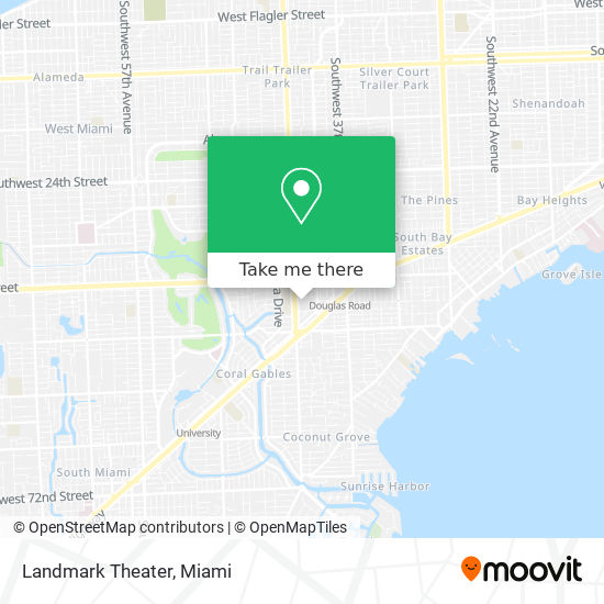 Landmark Theater map