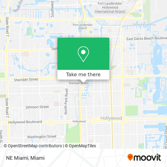 Mapa de NE Miami
