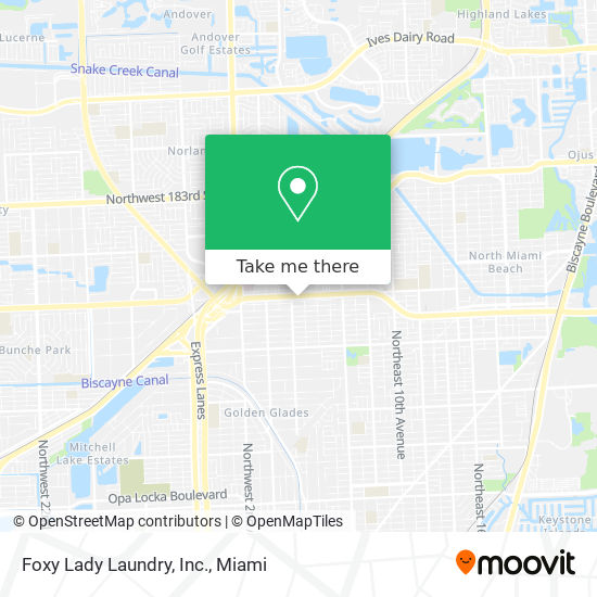 Foxy Lady Laundry, Inc. map