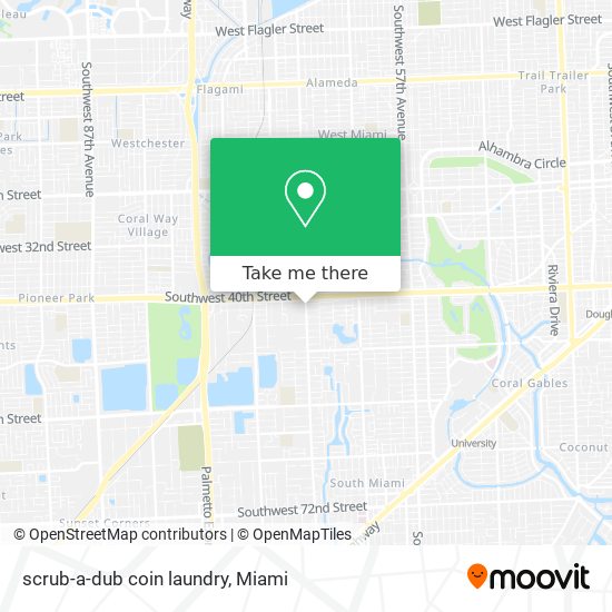 scrub-a-dub coin laundry map