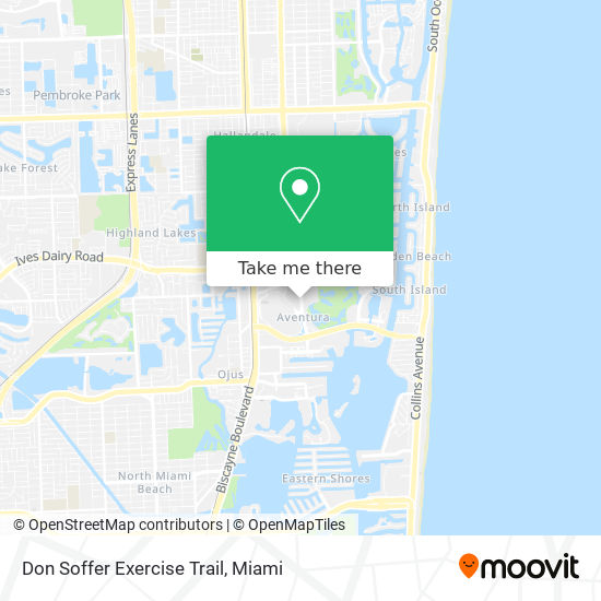 Don Soffer Exercise Trail map