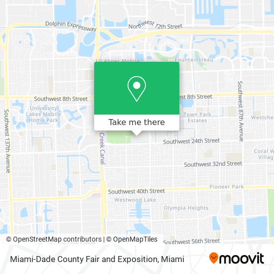 Mapa de Miami-Dade County Fair and Exposition