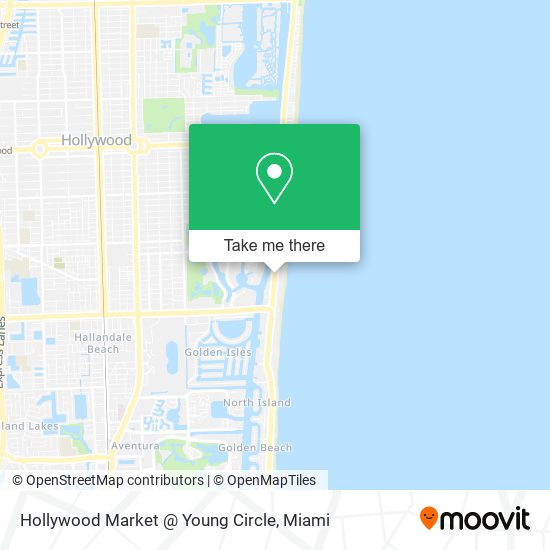 Mapa de Hollywood Market @ Young Circle