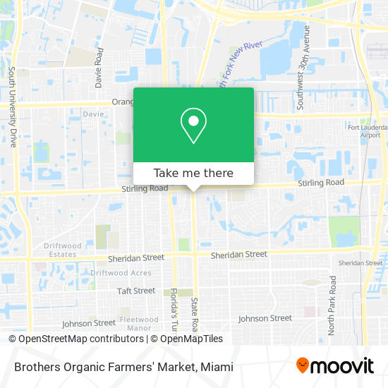 Mapa de Brothers Organic Farmers' Market