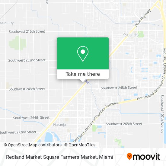 Mapa de Redland Market Square Farmers Market