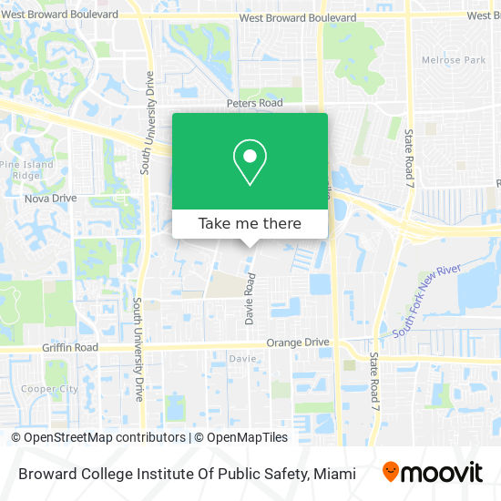 Mapa de Broward College Institute Of Public Safety