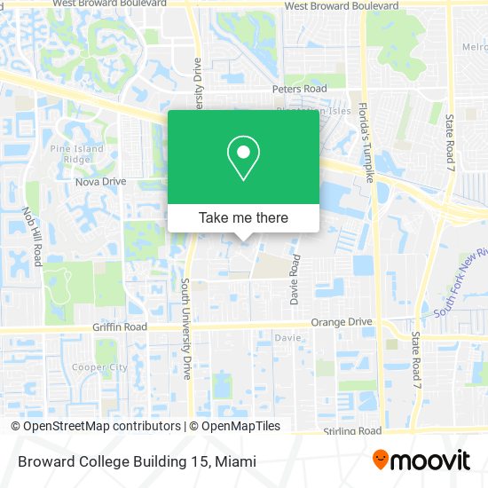 Mapa de Broward College Building 15