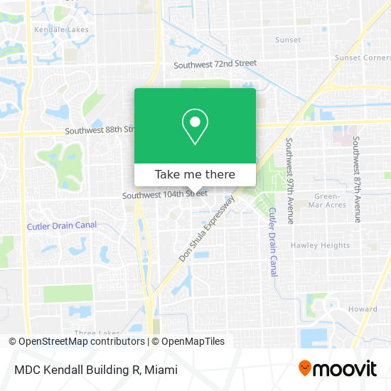 MDC Kendall Building R map