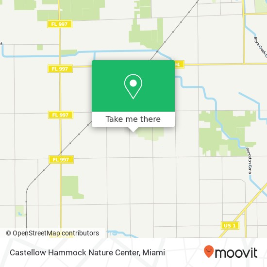 Castellow Hammock Nature Center map