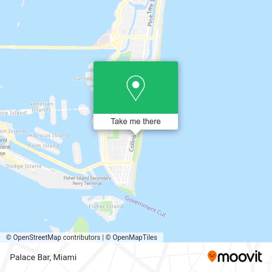 Palace Bar map