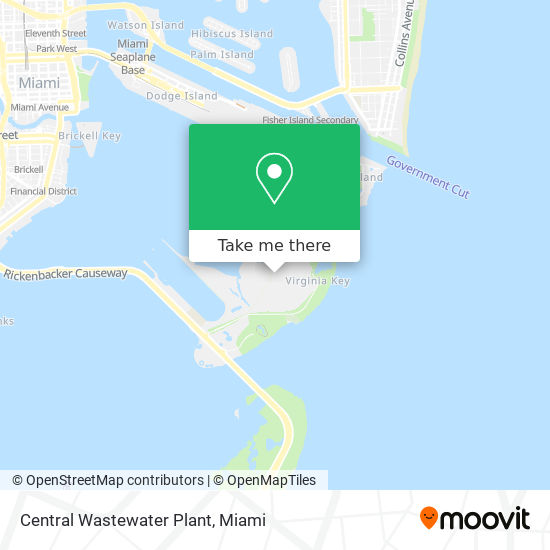 Central Wastewater Plant map