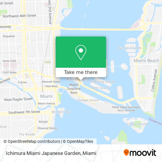 Mapa de Ichimura Miami Japanese Garden