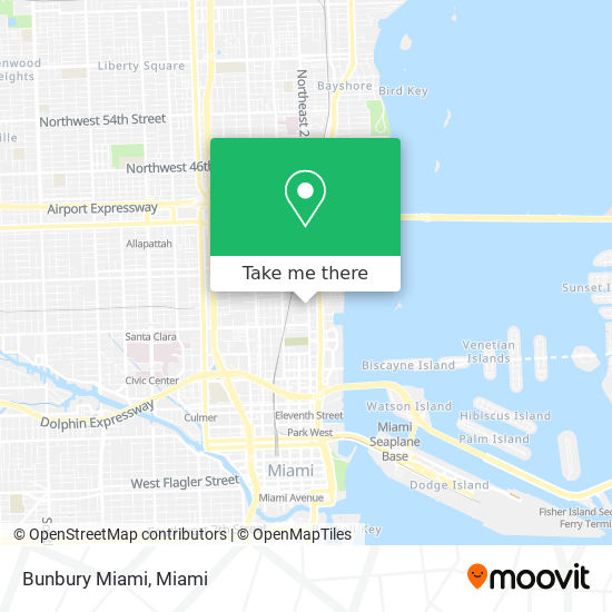 Bunbury Miami map