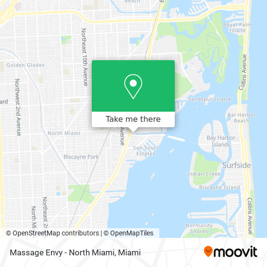 Massage Envy - North Miami map