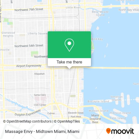 Massage Envy - Midtown Miami map