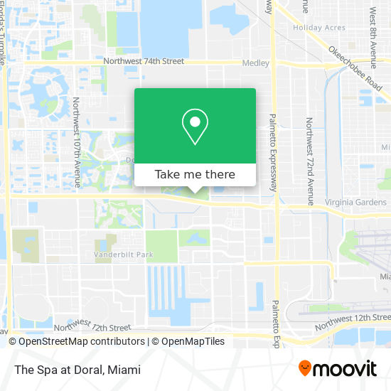 Mapa de The Spa at Doral