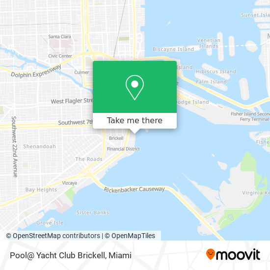 Pool@ Yacht Club Brickell map