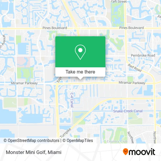 Monster Mini Golf map