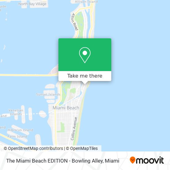 Mapa de The Miami Beach EDITION - Bowling Alley