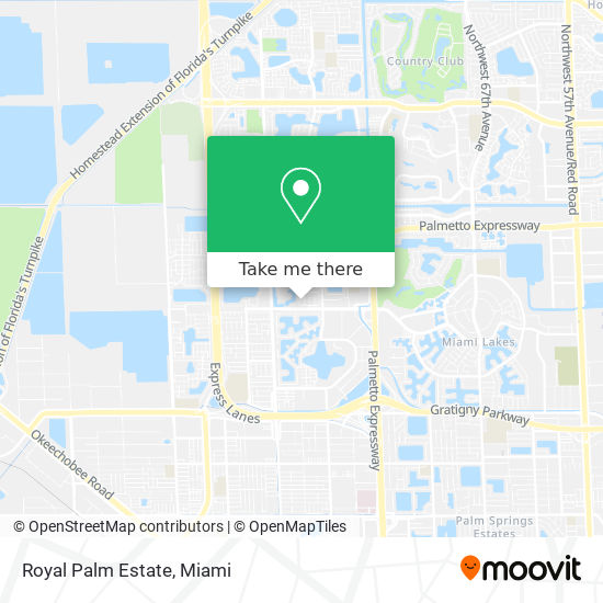 Mapa de Royal Palm Estate