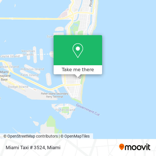 Miami Taxi # 3524 map
