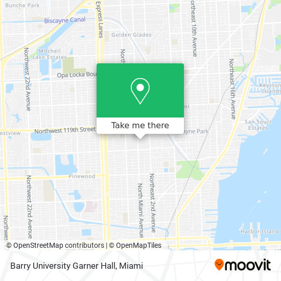 Barry University Garner Hall map