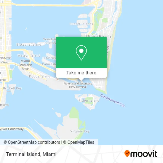 Mapa de Terminal Island