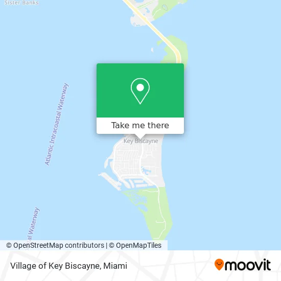 Village of Key Biscayne map