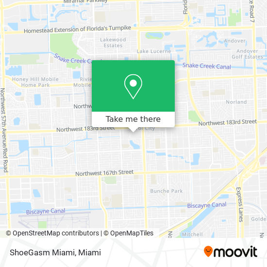 ShoeGasm Miami map