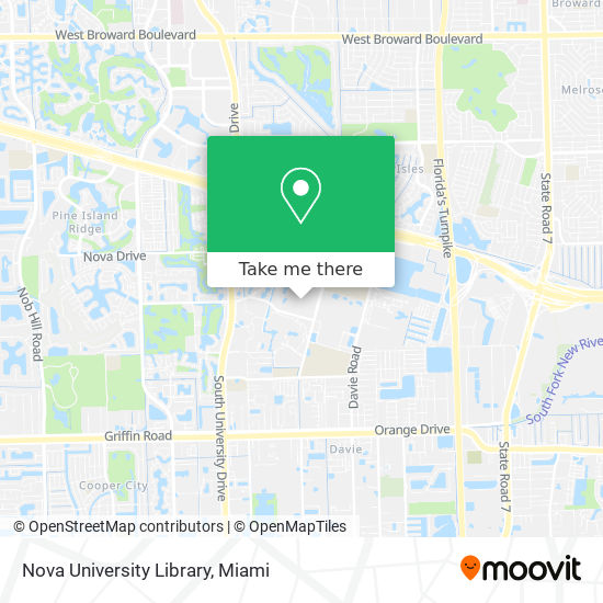 Nova University Library map