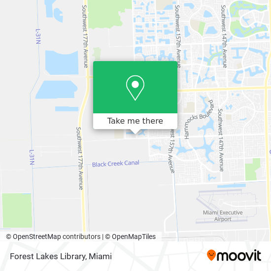 Mapa de Forest Lakes Library