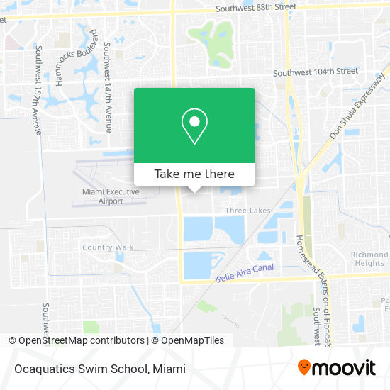 Mapa de Ocaquatics Swim School