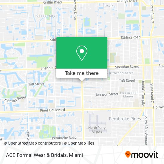 ACE Formal Wear & Bridals map
