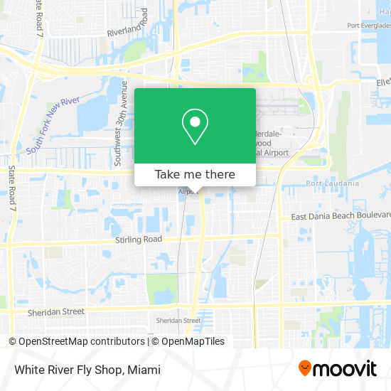 Mapa de White River Fly Shop