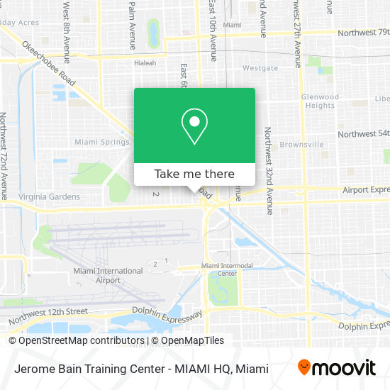Jerome Bain Training Center - MIAMI HQ map
