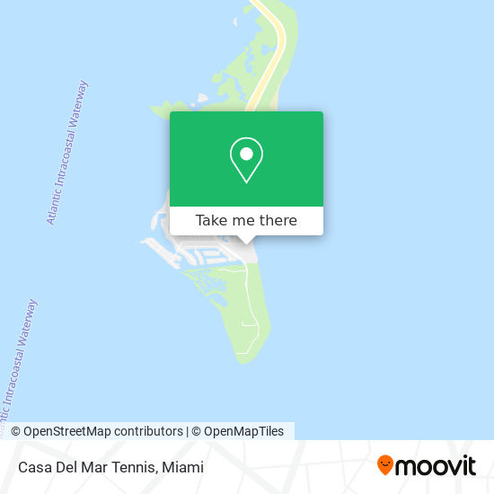 Casa Del Mar Tennis map