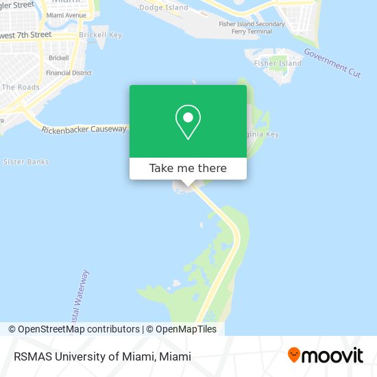 Mapa de RSMAS University of Miami