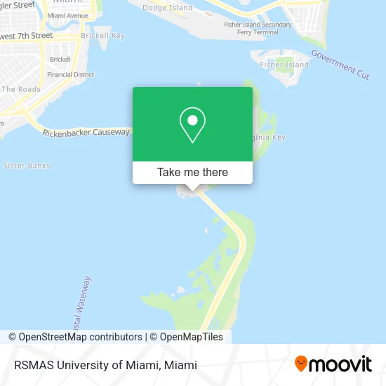 RSMAS University of Miami map