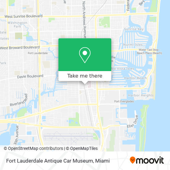 Mapa de Fort Lauderdale Antique Car Museum