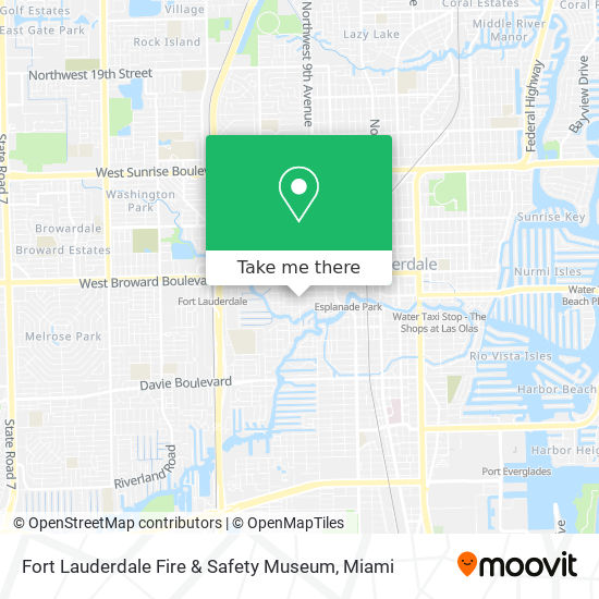 Fort Lauderdale Fire & Safety Museum map