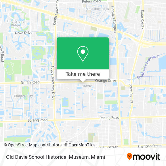 Mapa de Old Davie School Historical Museum