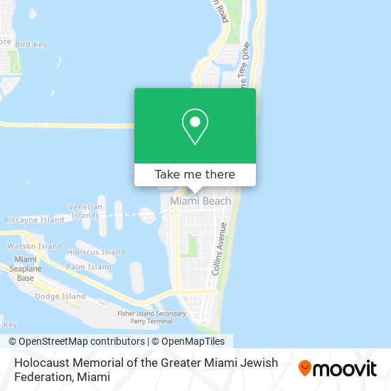 Mapa de Holocaust Memorial of the Greater Miami Jewish Federation