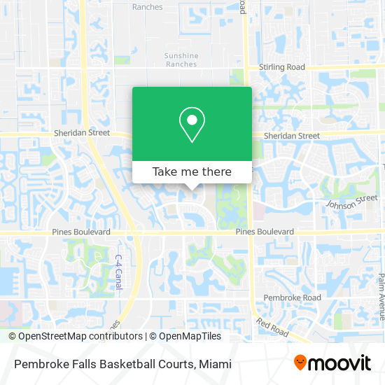 Mapa de Pembroke Falls Basketball Courts