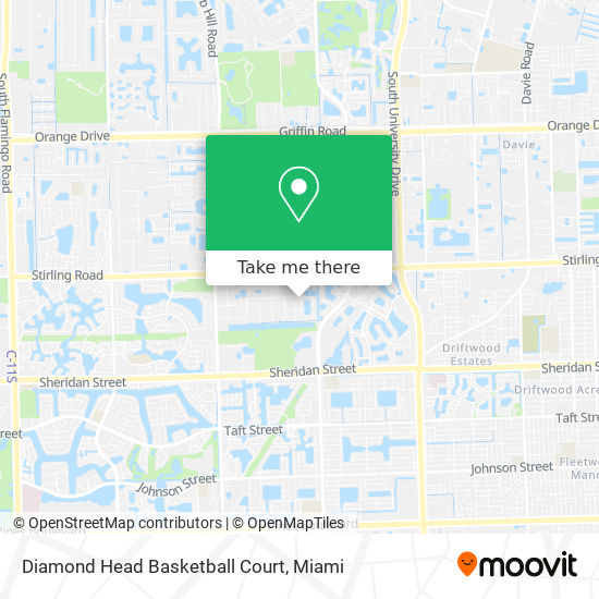 Diamond Head Basketball Court map