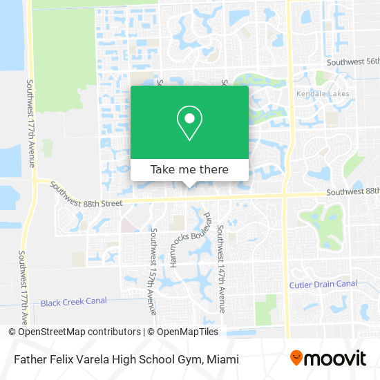 Mapa de Father Felix Varela High School Gym