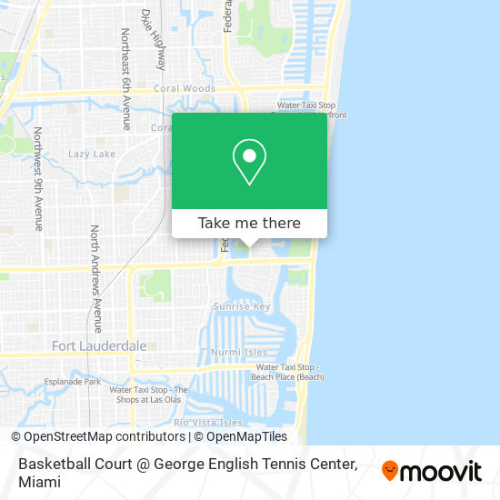 Basketball Court @ George English Tennis Center map